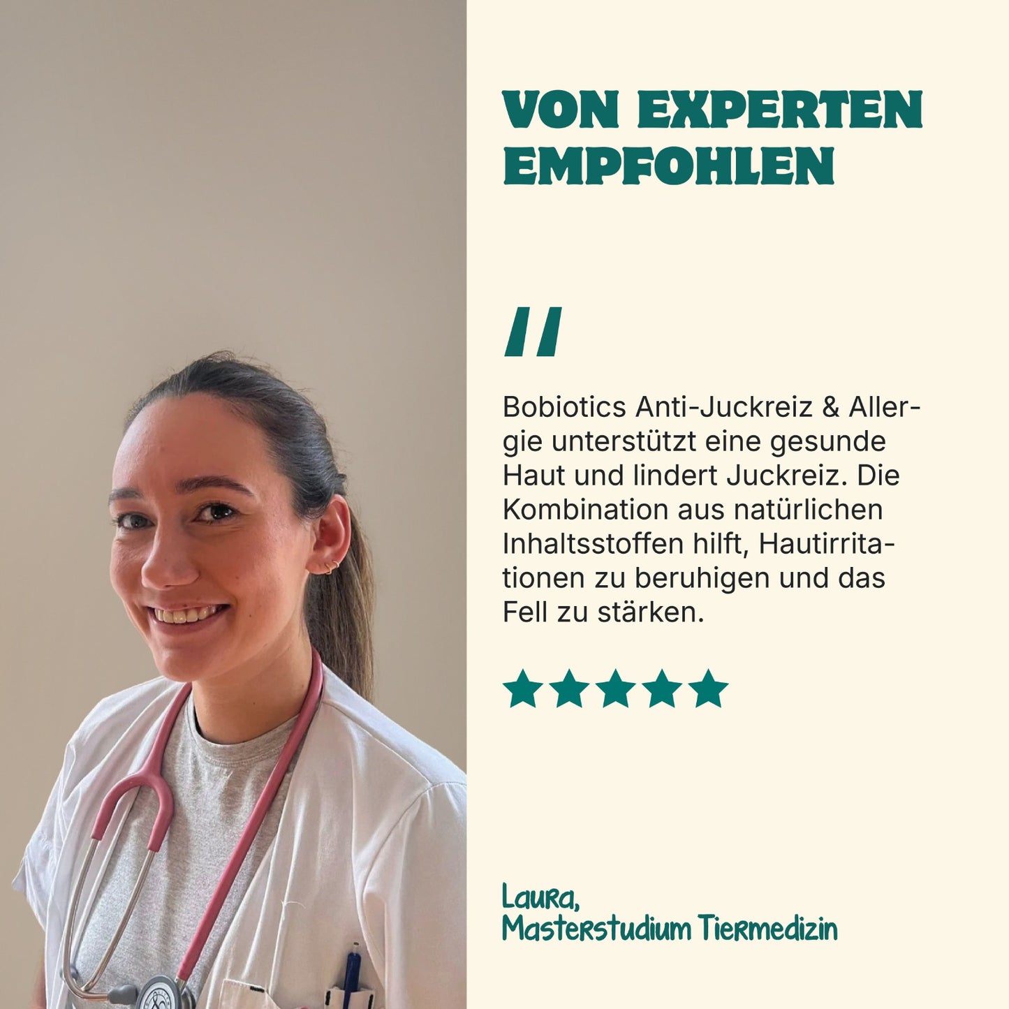 Anti-Juckreiz Probiotikum | 60 Snacks für Hunde | 100 % natürlich