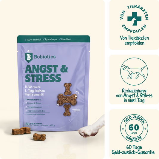 Anti-Stress & Angst | 60 Snacks | 100 % natürlich