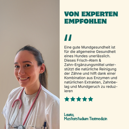 Frischer Atem & Zähne | 60 Messlöffel | 100 % natürlich