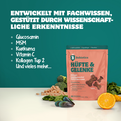 Hüfte & Gelenke | 60 Snacks | 100 % natürlich